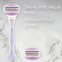 Станок для гоління жіночий (Бритва) Venus ComfortGlide Breeze з 1 змінними картриджами, фото 4
