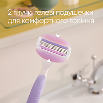 Станок для гоління жіночий (Бритва) Venus ComfortGlide Breeze з 1 змінними картриджами, фото 2