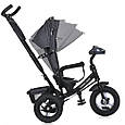 Велосипед дитячий триколісний Turbo Trike MT 1006 (графітовий колір), фото 7