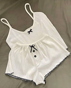 Жіноча піжама тканина рубчик