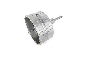 Сверло корончате по бетону SDS+ Intertool 120 мм з побідитовими напайками, артикул SD-7120