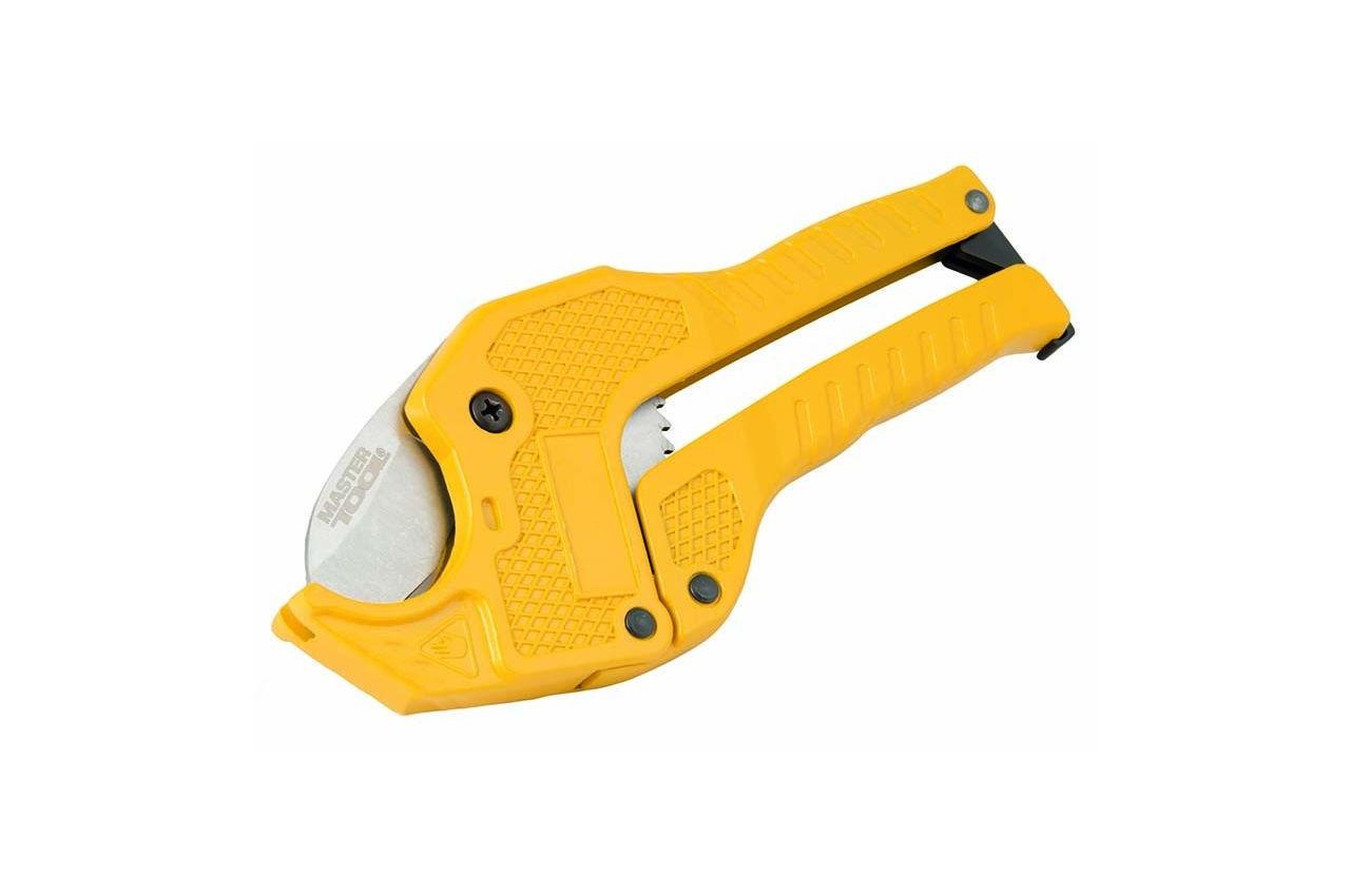 Труборіз Mastertool для PVC труб 3-42 мм, артикул 74-0311, з нержавіючими лезами та ергономічною ручкою, фото 1