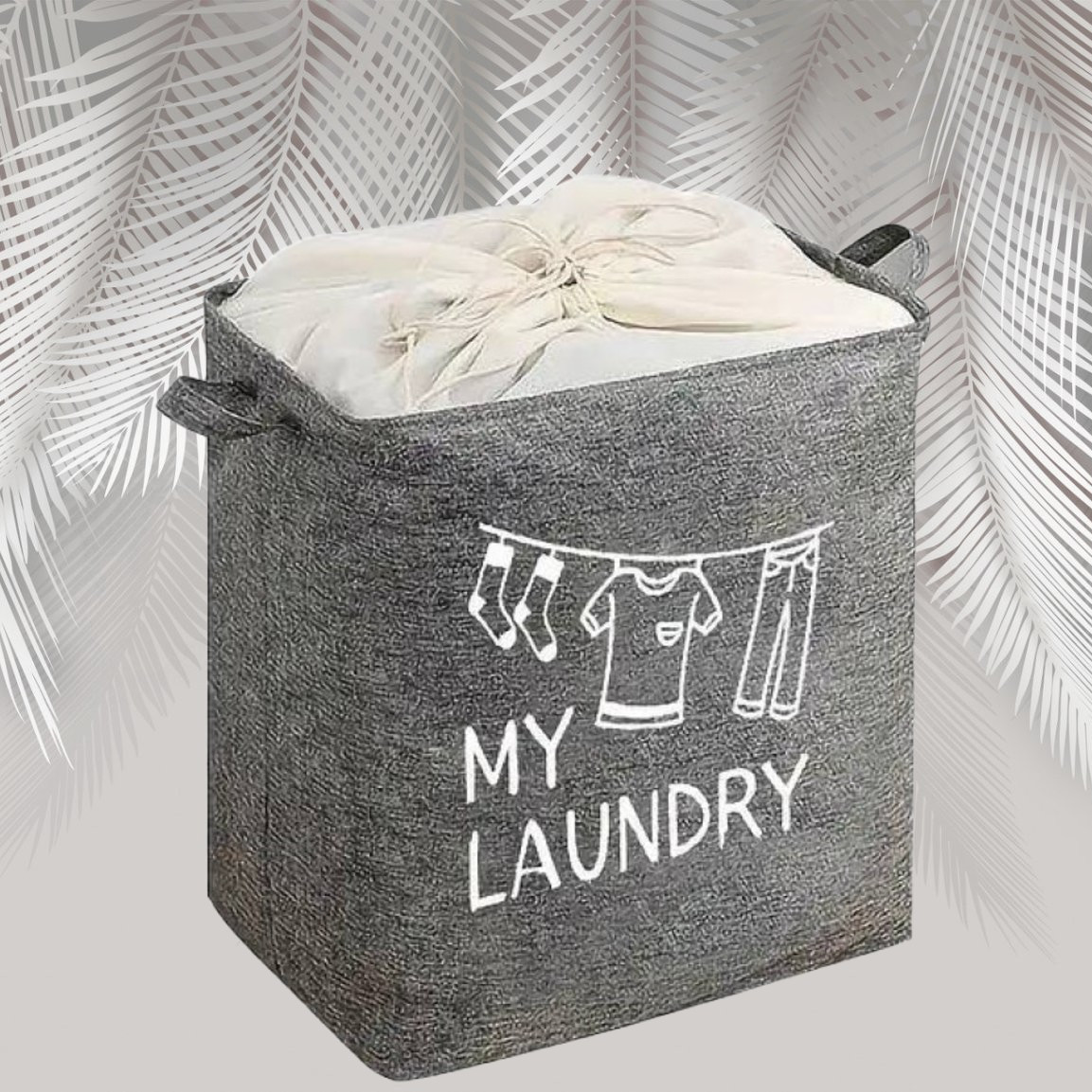М'який текстильний кошик для зберігання 45*30*45 см Idea My Laundry