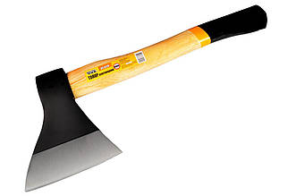 Топір Mastertool 800 г з дерев'яною рукояткою, артикул 05-0128, для рубки та колки деревини
