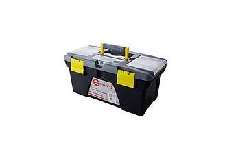 Ящик для інструмента Intertool 18.5" BX-0318 з органайзерами та відділом для насадок, артикул BX-0318, 472x250x224 мм