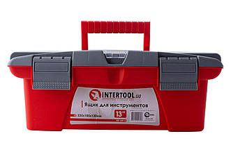 Ящик для інструмента Intertool 13" BX-0413 з боксами-органайзерами та місцем для біт, 335x185x130 мм