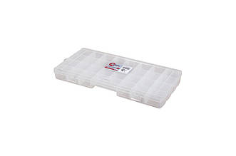 Органайзер Intertool BX-4010 прозорий для зберігання дрібних деталей, 490x240x50 мм, ящики для інструментів та аксесуарів