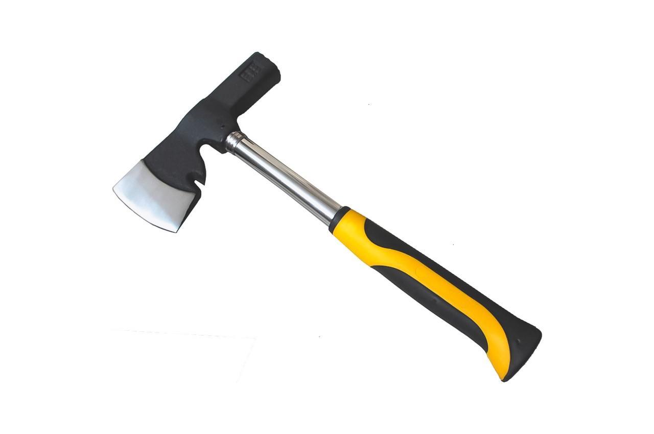 Молоток для гіпсокартону Mastertool 600 г, сталь C45, металевою ручкою з TPR покриттям, артикул 02-0130, фото 1