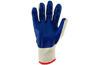 Перчатки Сила стекольщика 10" (481219) з латексним покриттям, 6 шт. - захист рук під час роботи зі склом та дзеркалами