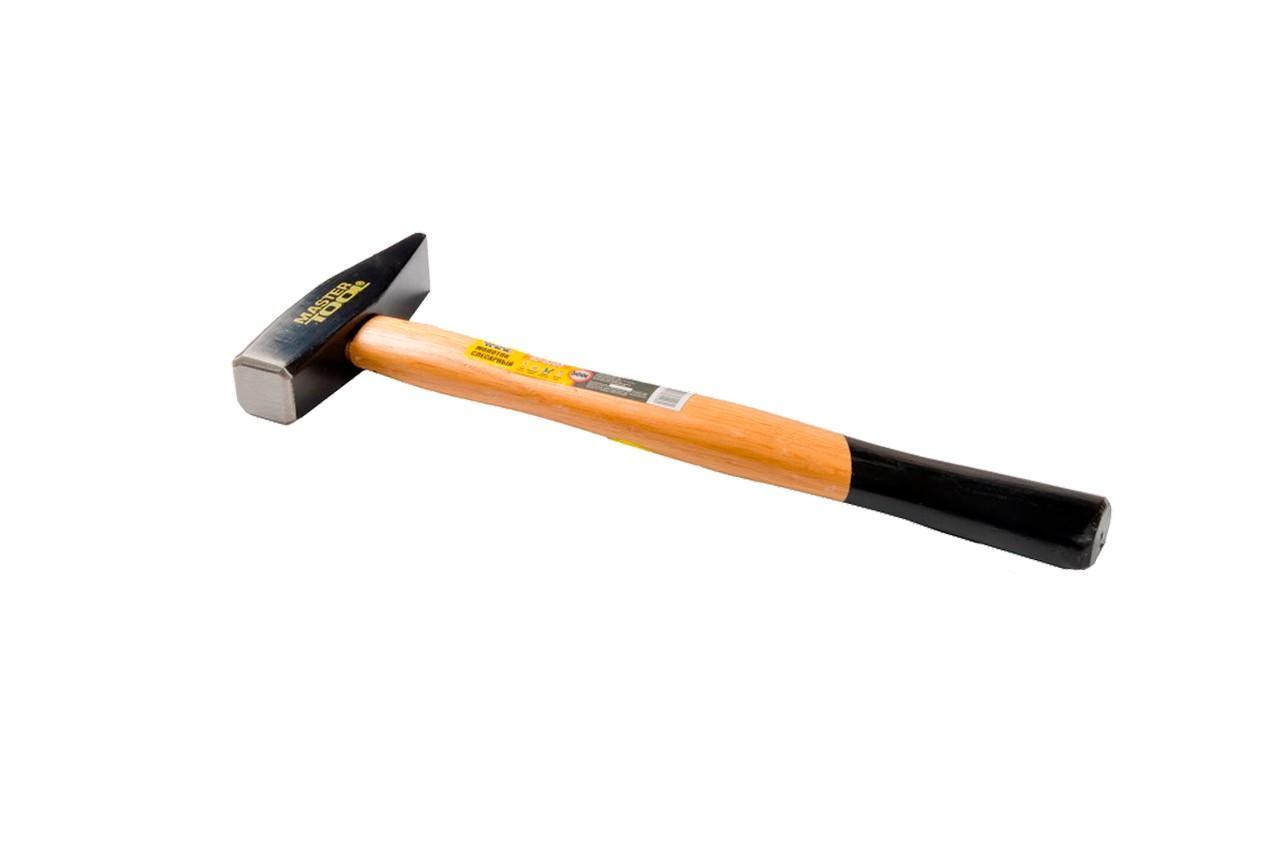 Молоток Mastertool 1500 г, сталь C45, ручка з лакованого дерева, артикул 02-0215, фото 1