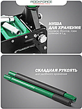 Домкрат підкатний гідравлічний двопоршневий Rockforce 3т (h min 85мм, h max 430мм) RF-T830018 HT, фото 4
