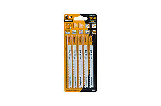 Полотно пильне для лобзика LT T345XF (5 шт.) Pro, артикул 3601-12, для деревини, пластику та металу