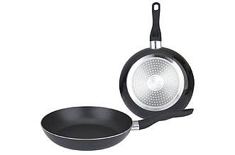 Сковорода антипригарна Maestro MR-1215-24, алюмінієва, діаметр 240 мм, з ергономічною ручкою та індукційним дном