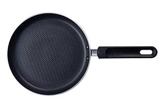 Сковорода блинна Maestro MR-1206-22, 220 мм, антипригарна, термостійка емаль, індукційне дно, чорна