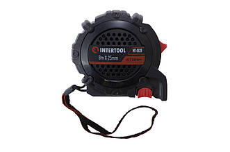 Рулетка Intertool 8 м x 25 мм з магнітом Storm (артикул MT-0828) – точні вимірювання та надійність у роботі
