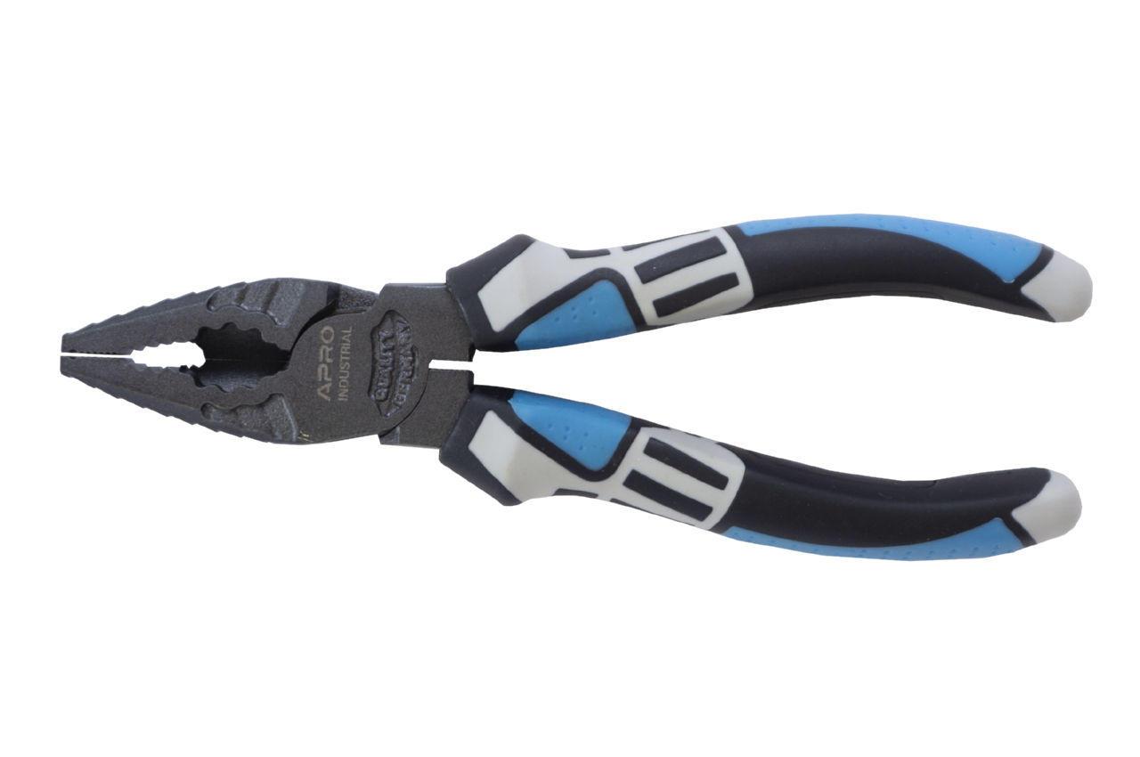 Плоскогубці Apro 160 мм Fulcrum (310351) - багатофункціональний інструмент для захоплення, згинання та перекушування дроту., фото 1