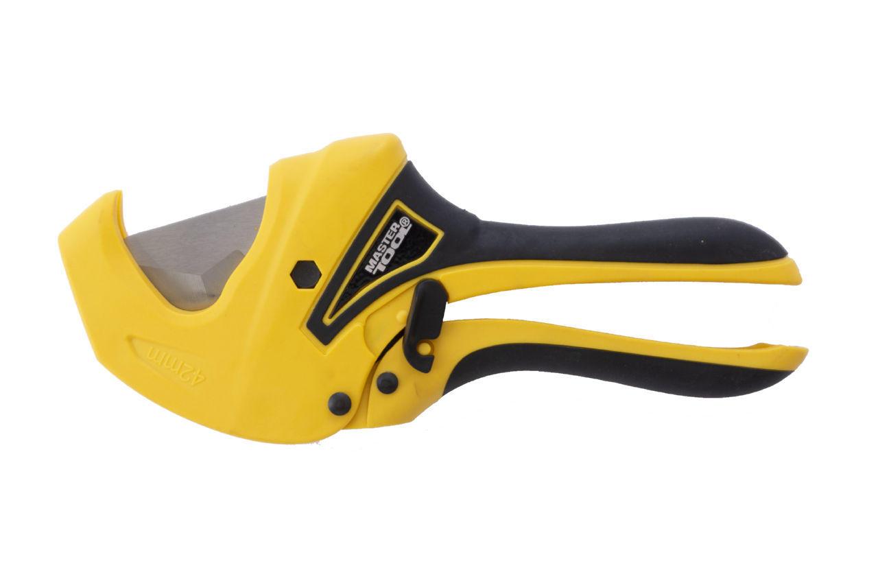 Труборіз Mastertool Pro 0-42 мм, артикул 74-0314, нержавіюча сталь, корпус PA66 + TPR, тип посилені.