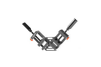 Углова струбцина Intertool 75мм x 90° (HT-6042) для точної фіксації деталей під кутом 90° з алюмінієвого сплаву