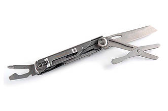 Мультитул Apro 7-в-1 (артикул 401101) з ножем, ножицями, викрутками та склобоєм, довжина леза 74 мм.