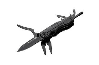 Мультитул Intertool-Storm 110мм 8-в-1 Blackstone (артикул HT-0545) - універсальний інструмент для різних завдань