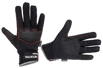 Перчатка Intertool-Storm SP-0180 з спандекса, антискользячі, з захистом суглобів, 10"""