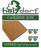 Сайдинг HOLZDORF Impress БУК Панель ДПК 155х13x3000 мм