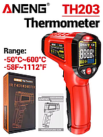 Пірометр інфрачервоний безконтактний термометр ANENG TH203 батарейки в комплекті