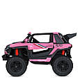 Електромобіль дитячий Buggy Giga Speed 24V (рожевий колір), фото 5