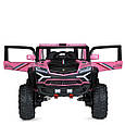 Електромобіль дитячий Buggy Giga Speed 24V (рожевий колір), фото 8