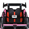 Електромобіль дитячий Buggy Giga Speed 24V (рожевий колір), фото 9