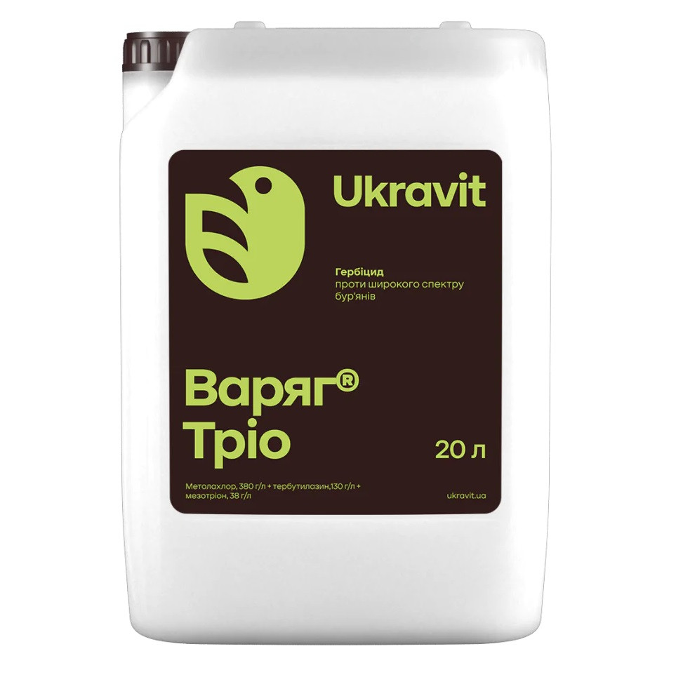 Гербіцид Варяг Тріо 20 л. UKRAVIT, фото 1
