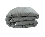 Ковдра силіконова сіра, розмір 180х215 см, зимова, фото 2