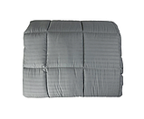 Ковдра силіконова сіра, розмір 180х215 см, зимова, фото 3