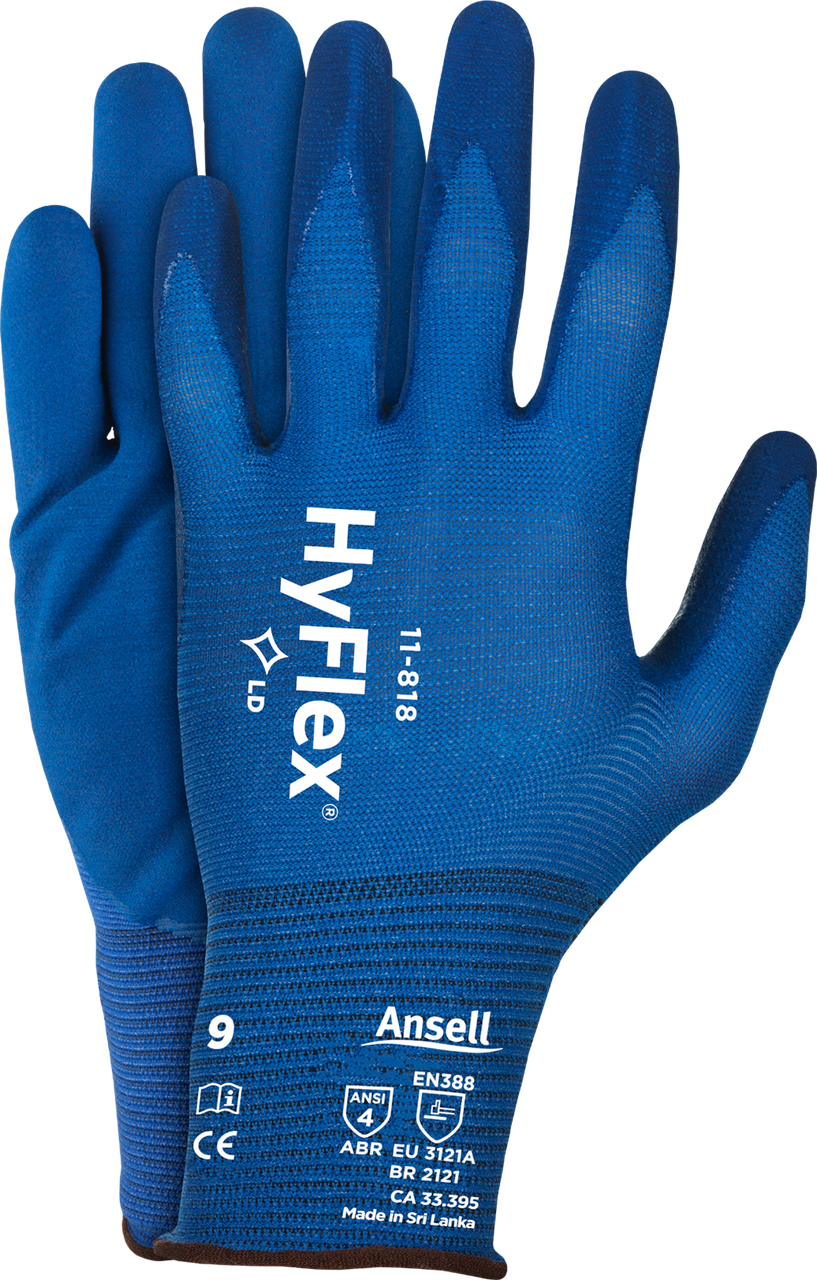 Захисні рукавички HyFlex® 11-818 RAHYFLEX11-818 GG, фото 1