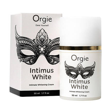 Крем для освітлення шкіри Orgie — Intimus White (50 мл) посиленої дії, підходить для всіх зон, фото 1
