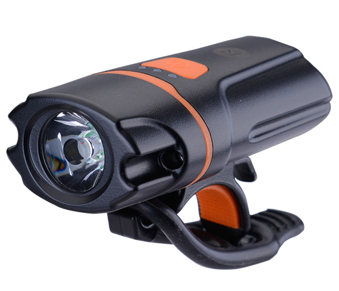 Фара велосипедна передня AU234 (S-102) аккум-р, 300 LM, 1200mAh, ЗУ micro USB, фото 1