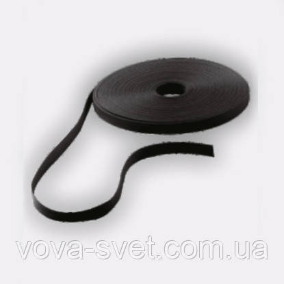 Токопровідна текстильна тканинна стрічка (ТРЕК) Чорна., фото 1