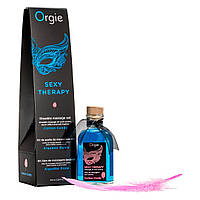 Набір для масажу Orgie Sexy Therapy Cotton Candy (100 мл), їстівна розігрівальна олія + пір їнка kitty.in.ua