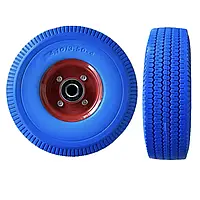 Колесо поліуретан 3.50-4" для тачок та садової техніки, підшипник 6202 — 2RS ORG