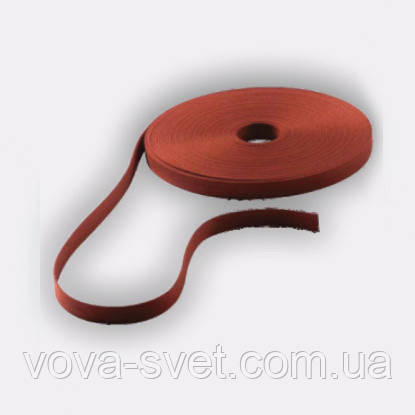 Токопровідна текстильна тканинна стрічка (ТРЕК) Теракотова
