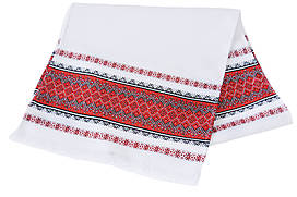 Весільний рушник тканий «Оранта червона»