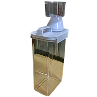 Ємність для сипких продуктів порошку рідин із мірною чашею герметична 2.3 л