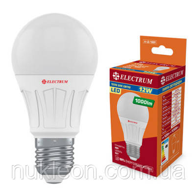 Популярний! Лампочка Electrum A60 12W PA LS-V10 Е27 3000K (A-LS-1889) - Краща якість тільки на Nukleon.com.ua, фото 1