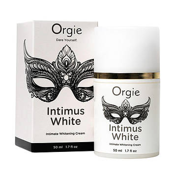 Крем для освітлення шкіри Orgie – Intimus White (50 мл) посиленої дії, підходить для всіх зон Bomba💣