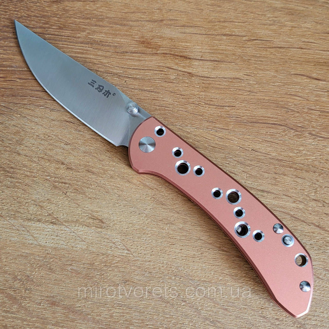 Ніж складаний Sanrenmu SRM 9165-KB, 12C27 Satin, Slip Joint, G10 Carbon Black, EDC, фото 1