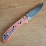 Ніж складаний Sanrenmu SRM 9165-KB, 12C27 Satin, Slip Joint, G10 Carbon Black, EDC, фото 4