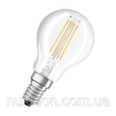 Популярний! Лампочка Osram LED E14 4-40W 4000K 220V P45 FILAMENT (4058075435209) - Краща якість тільки на Nukleon.com.ua, фото 1