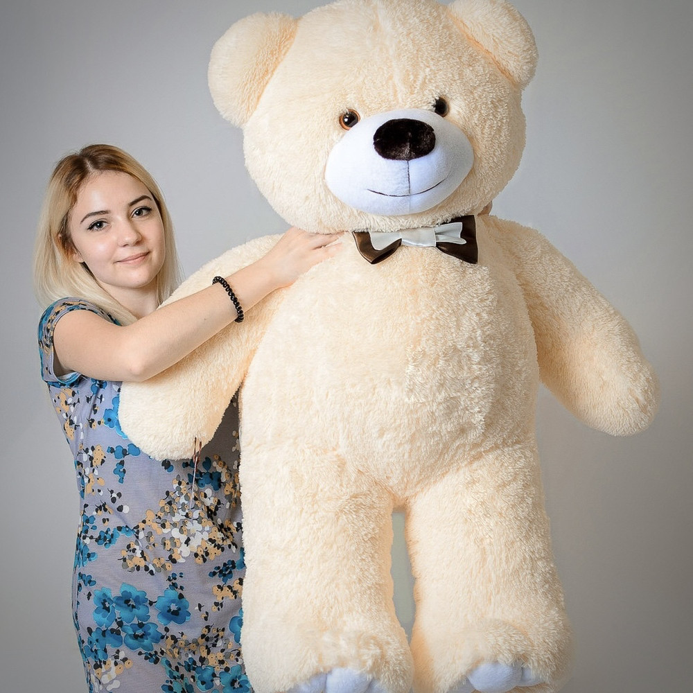 Красиві ведмежата Teddy плюшеві ведмедики пухнасті ведмеді тедді м'які іграшки з плюшу на день закоханих до 14 лютого 8 березня