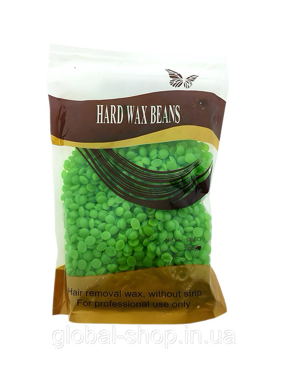 Віск плівковий гарячий для депіляції Hard wax beans 300 г у пакеті, різні аромати вигляд номер 2