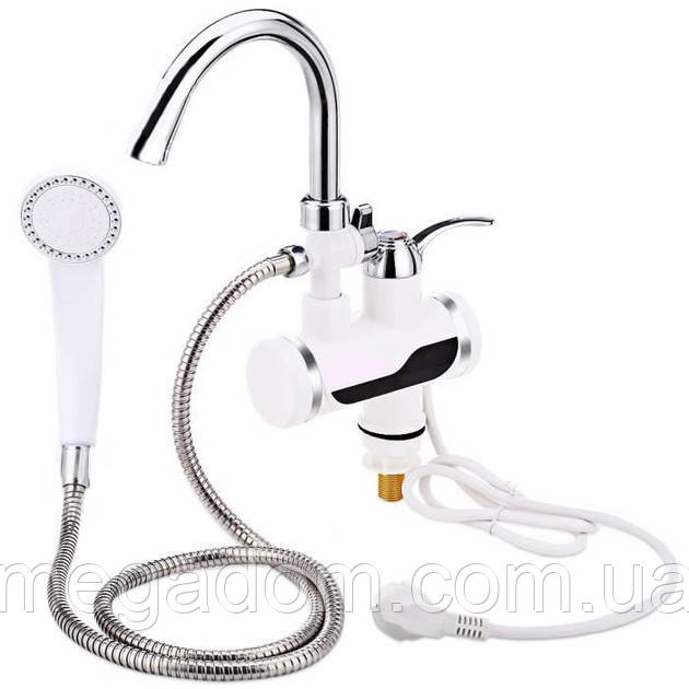 Миттєвий електричний нагрівач води DIGITAL Shower WF-013, Нагрівальний кран, Бойлер NV-431 електричний кран